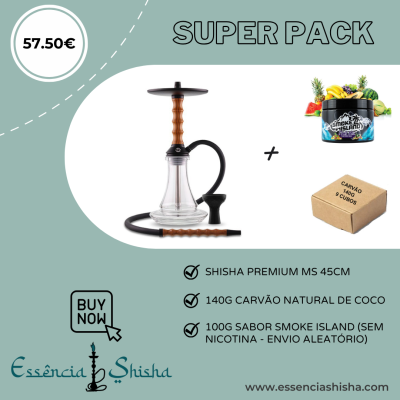 PACK SHISHA PREMIUM MS BOISER 45CM