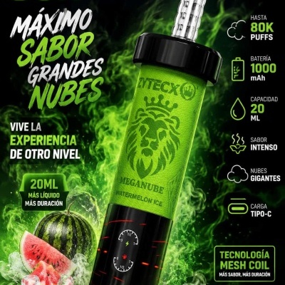 VAPE DESCARTÁVEL - 80000 PUFFS - MELANCIA E GELO