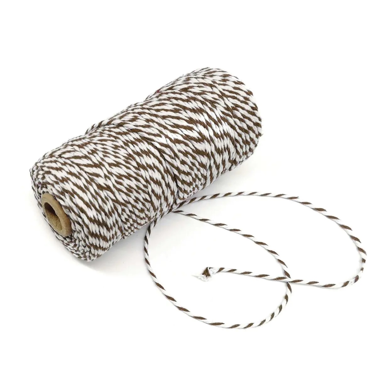 Cordão de algodão entrançado 3mm (100m)