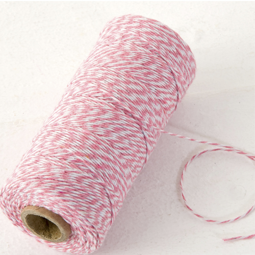 Cordão de algodão entrançado 1mm (200m)