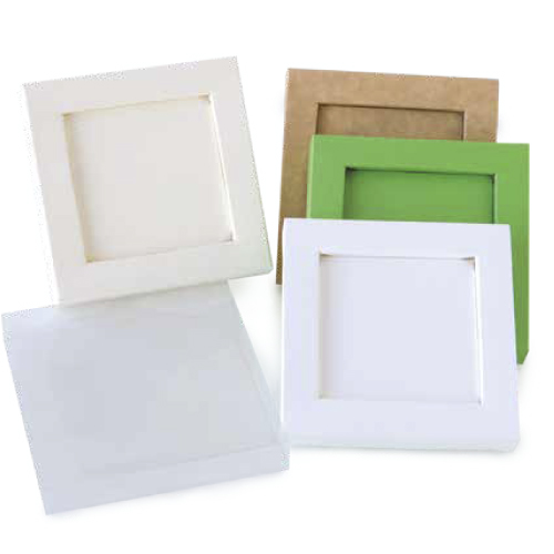 25 Caixas com moldura p/ 4 Napolitanas E202