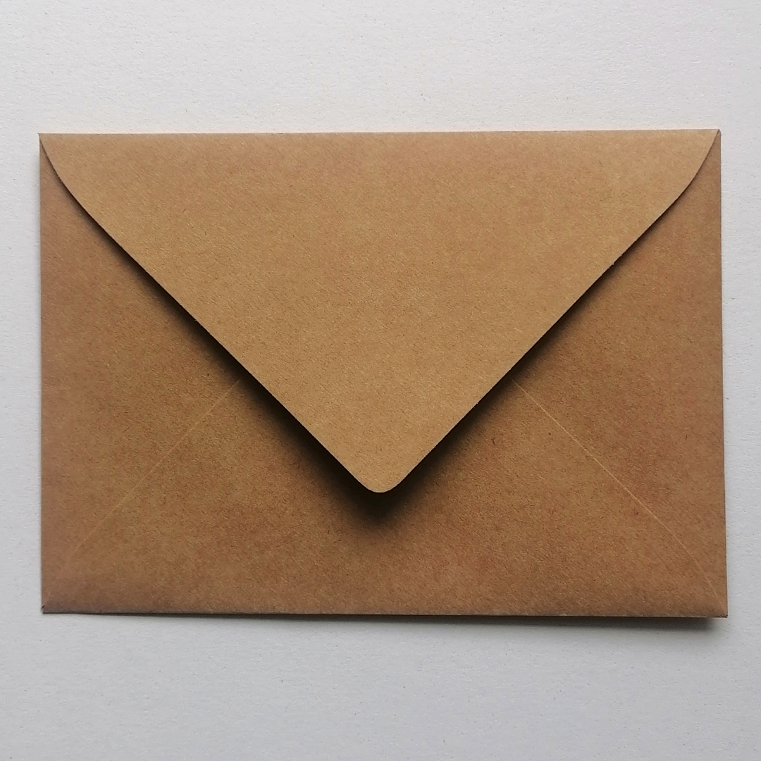 25 Envelopes Kraft C6 (114x162mm)