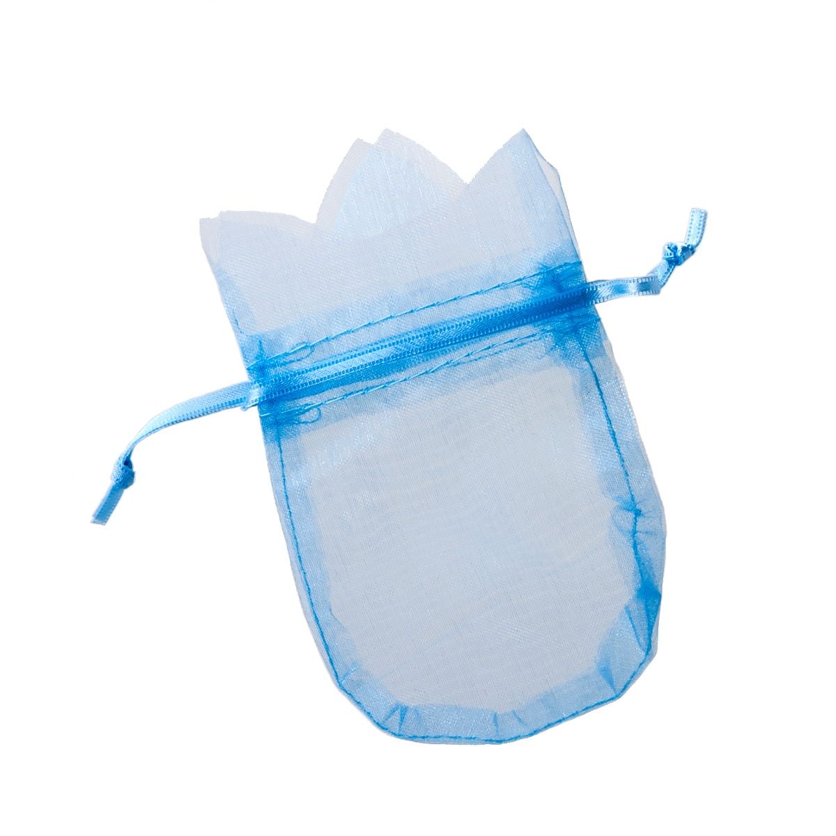 24 Sacos de Organza c/ efeito Flor A004