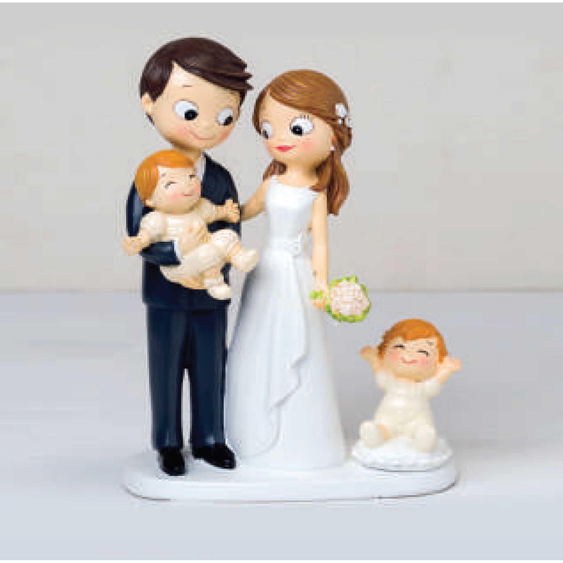 Noivos com Bebé ao Colo (Família Combinável) Y551