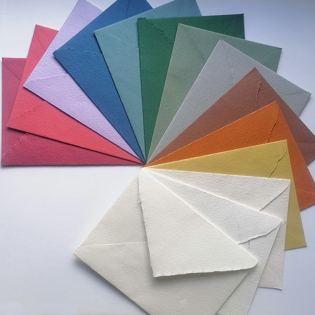 25 Envelopes Artesanais B6 (120x175mm)