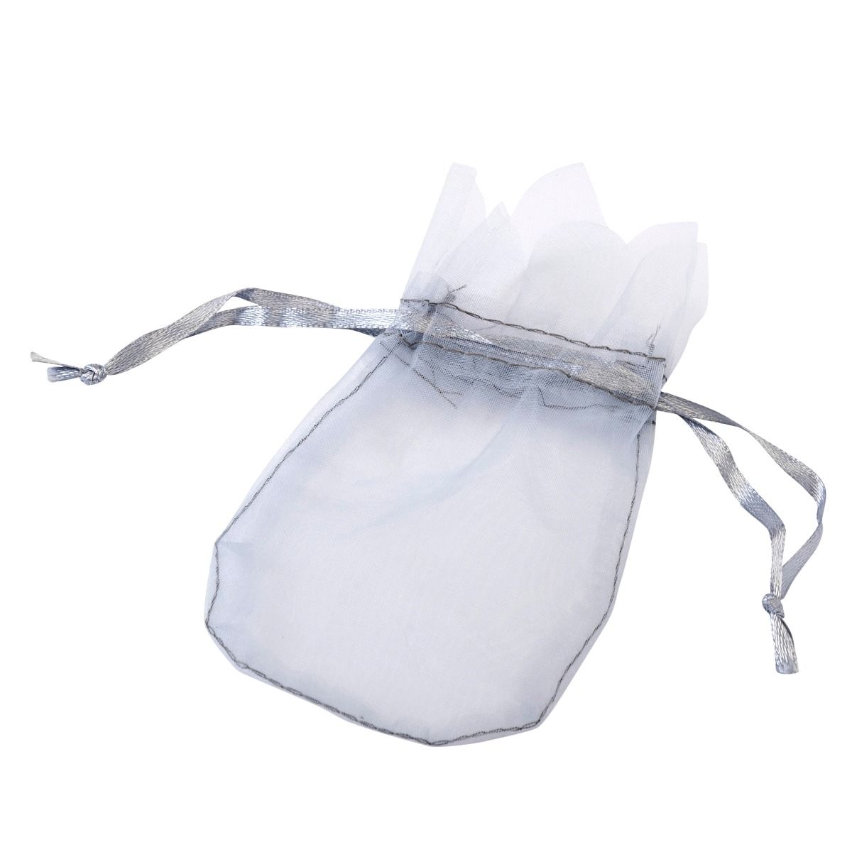 24 Sacos de Organza c/ efeito Flor A004