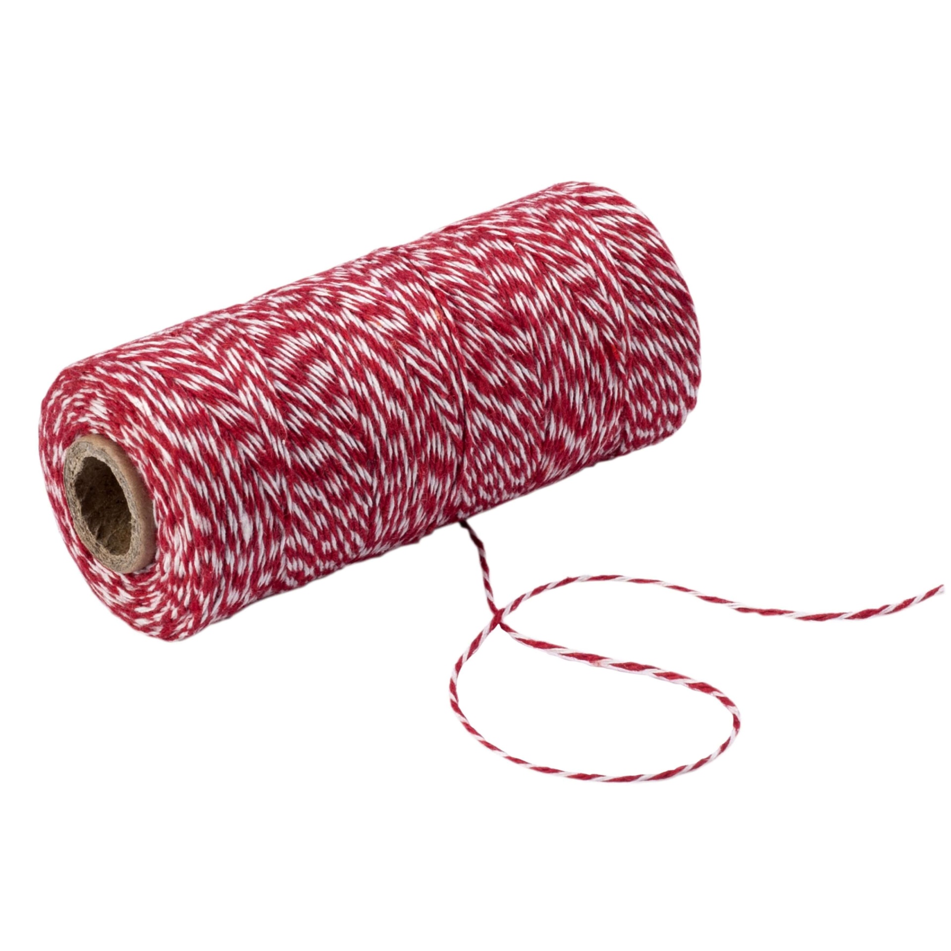 Cordão de algodão entrançado 1mm (200m)