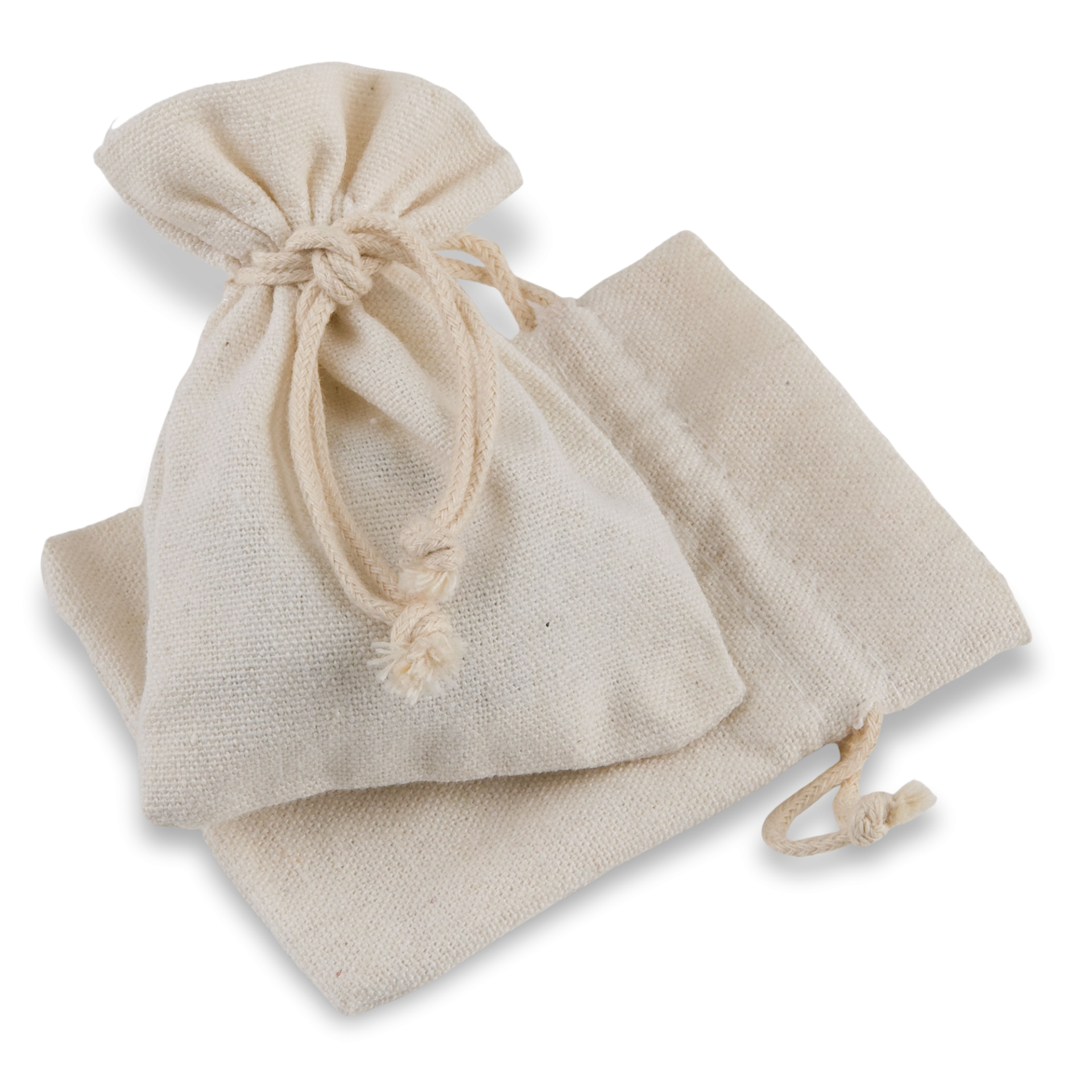 12 Sacos de Algodão Marfim/Bege A240