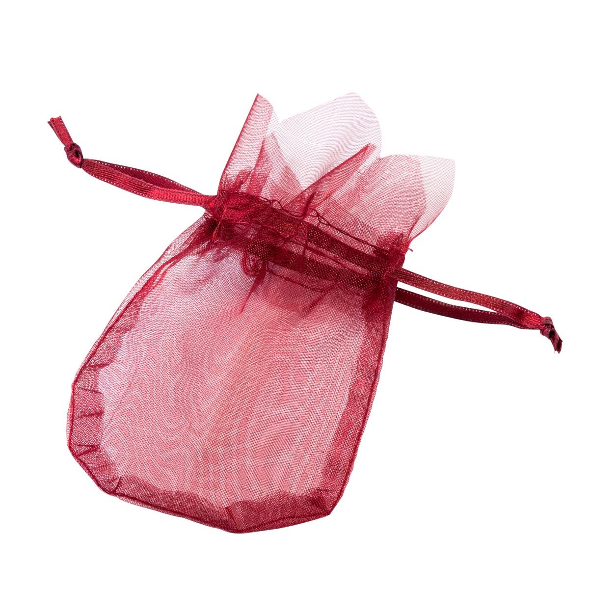 24 Sacos de Organza c/ efeito Flor A004