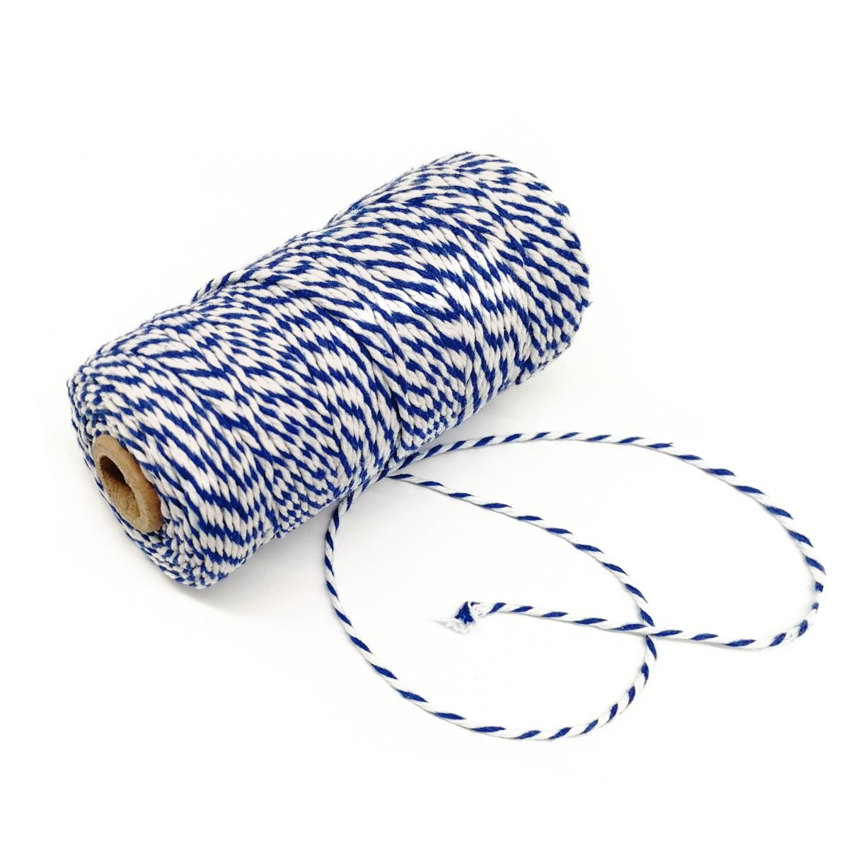 Cordão de algodão entrançado 3mm (100m)