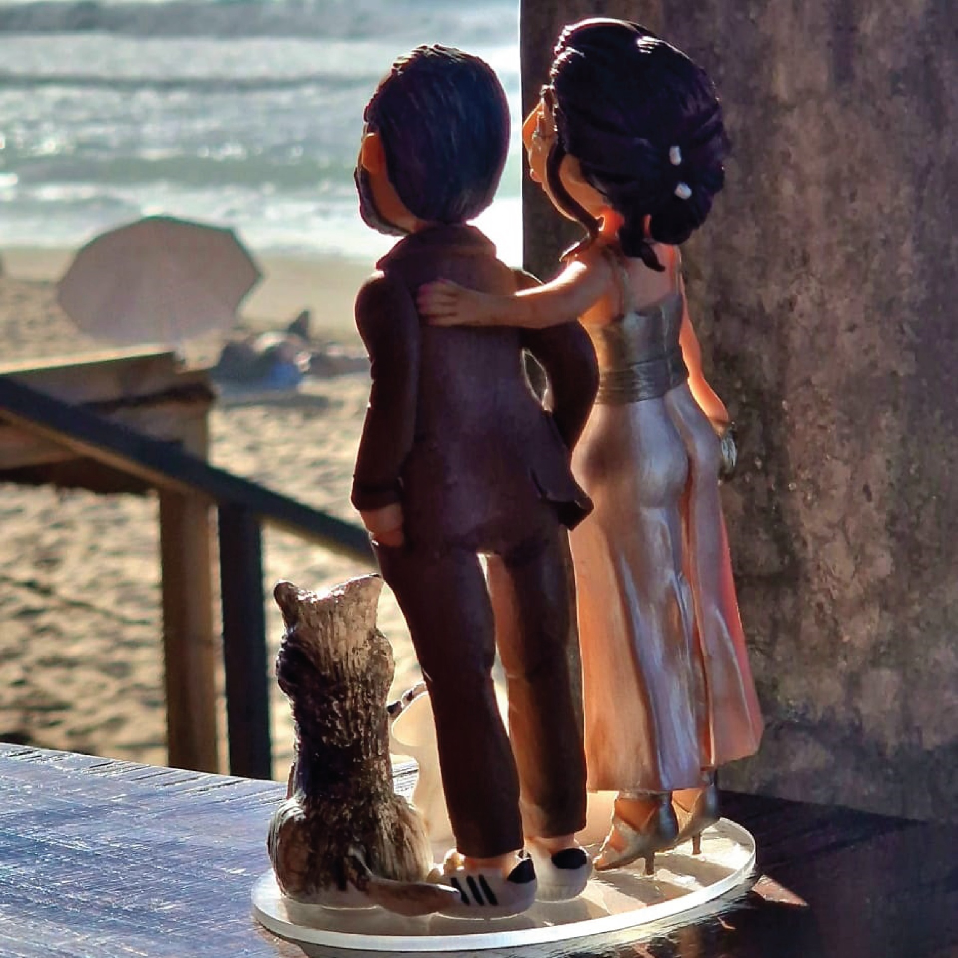 Topo de Bolo Personalizado em Biscuit – Humanizado