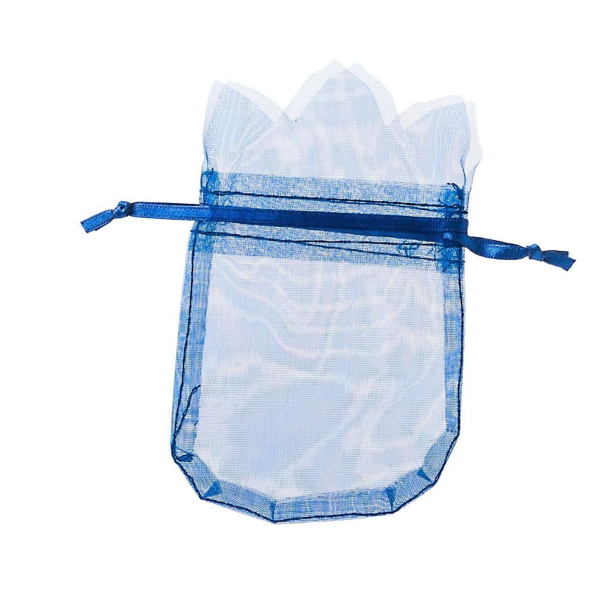 24 Sacos de Organza c/ efeito Flor A004