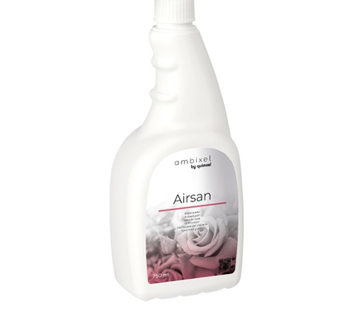 Ambientador, Ambixel Airsan: cheiro agradável que simula o perfume do amaciador 750ml