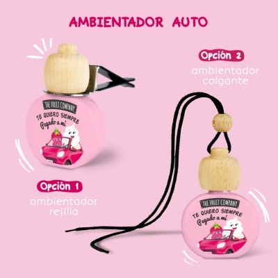Ambientador de carro morango e creme THE FRUIT COMPANY