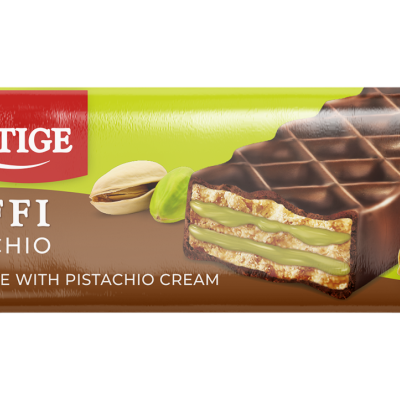 Wafer Crocante Prestige Waffi com Creme de Pistachio 24 x 21 g