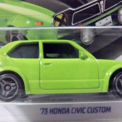 Hot Wheels Honda Civic Custom 1973 — HW J-Imports 8/10