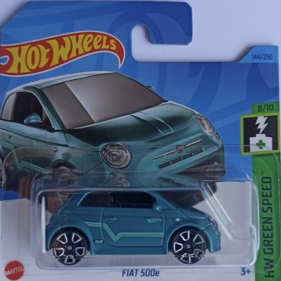 Hot Wheels Fiat 500e — HW Green Speed 8/10