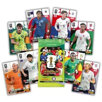 Fifa World Cup 2026 Adrenalyn XL - Caixa de 24 saquetas - Coleção Oficial Panini