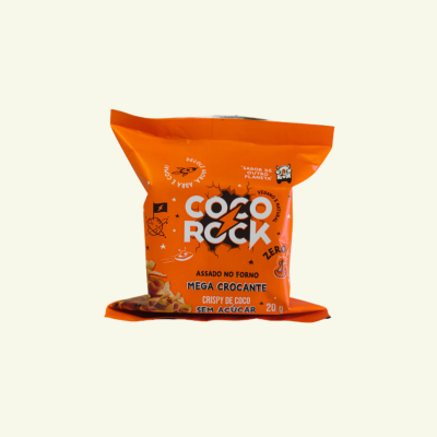 COCO ROCK FLOWPACK SEM AÇUCAR - 20g