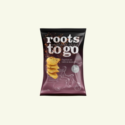 CHIPS DE BATATA DOCE ESPECIARIAS 45G