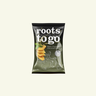 CHIPS DE MANDIOCA E BATATA DOCE AZEITE E MANJERICÃO 45G