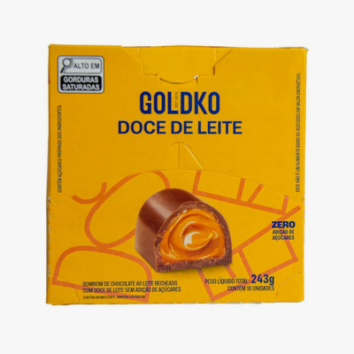 Cópia de Caixa de bombom doce de leite zero adição de açúcares (60 Kcal por unidade) – 18 unidades
