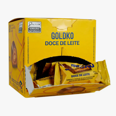 Cópia de Caixa de bombom doce de leite zero adição de açúcares (60 Kcal por unidade) – 18 unidades
