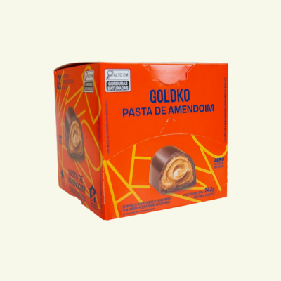 Caixa de bombom pasta de amendoim zero adição de açúcares (67 Kcal por unidade) – 18 unidades