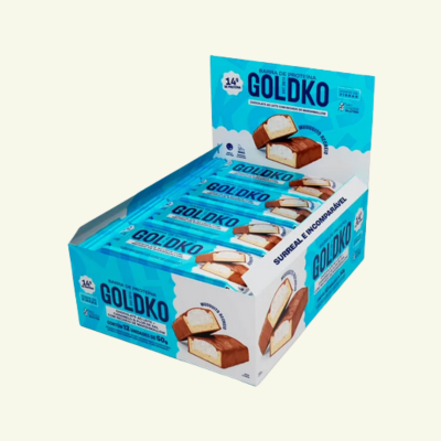Barra de Proteína Chocolate ao Leite com Marshmallow 50g - 12 Unidades