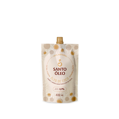 ÓLEO DE COCO EXTRA VIRGEM DE POLPA 400ML