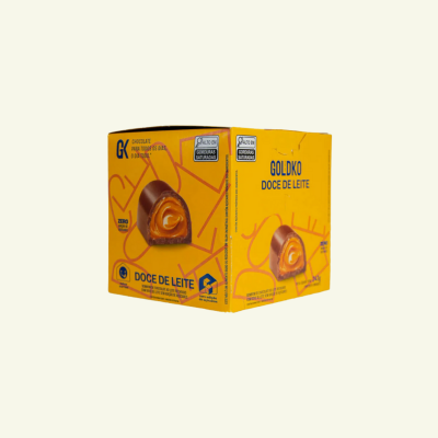 Caixa de bombom doce de leite zero adição de açúcares (60 Kcal por unidade) – 18 unidades