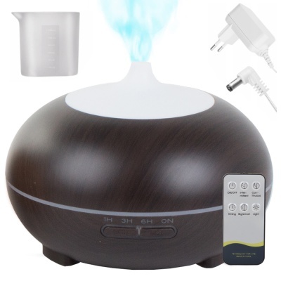 Humidificador Aromaterapia Castanho Escuro
