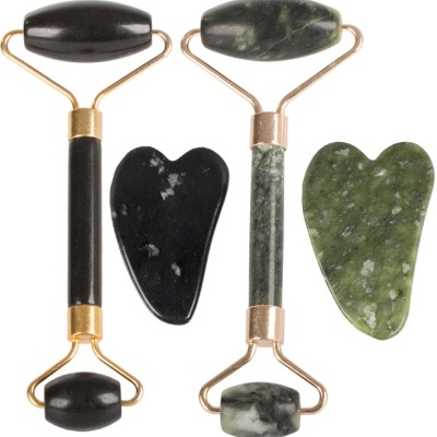 Rolo Massageador Facial + Gua Sha