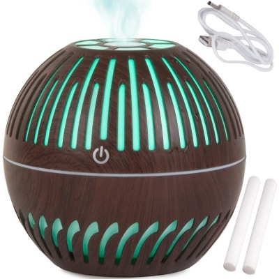 Humidificador Aromaterapia Castanho Escuro 12x12cm