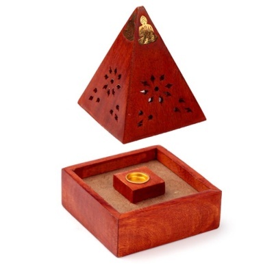 Caixa de Incensos Pirâmide com Buda