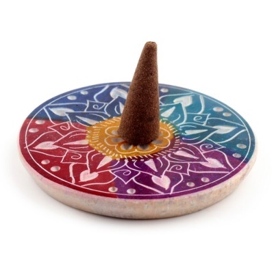 Prato para Incensos Pétalas de Flores