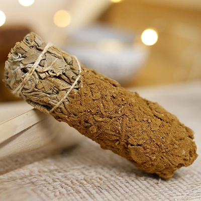 Tocha de Sálvia Branca e Canela