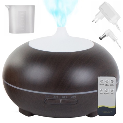 Humidificador Aromaterapia Castanho Escuro