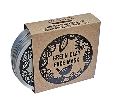 Máscara Facial em Argila Verde