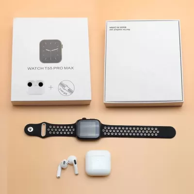 Smartwatch T55 Pro Max Preto