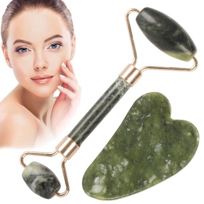 Rolo Massageador Facial + Gua Sha