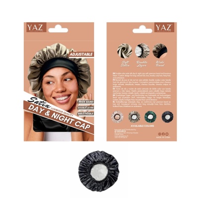 Boné de Cetim Dia&Noite Preto