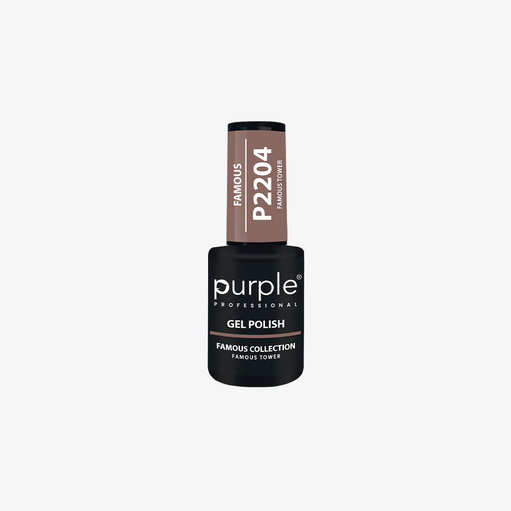 Gel polish famous tower 10ml  P2204 Purple