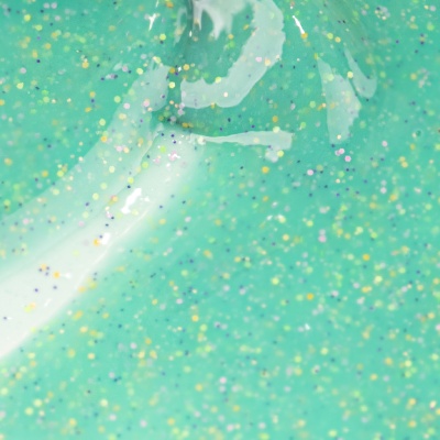 VERNIZ GEL INOCOS EFEITO LOLLIPOP MENTA GLITTER COLORIDO