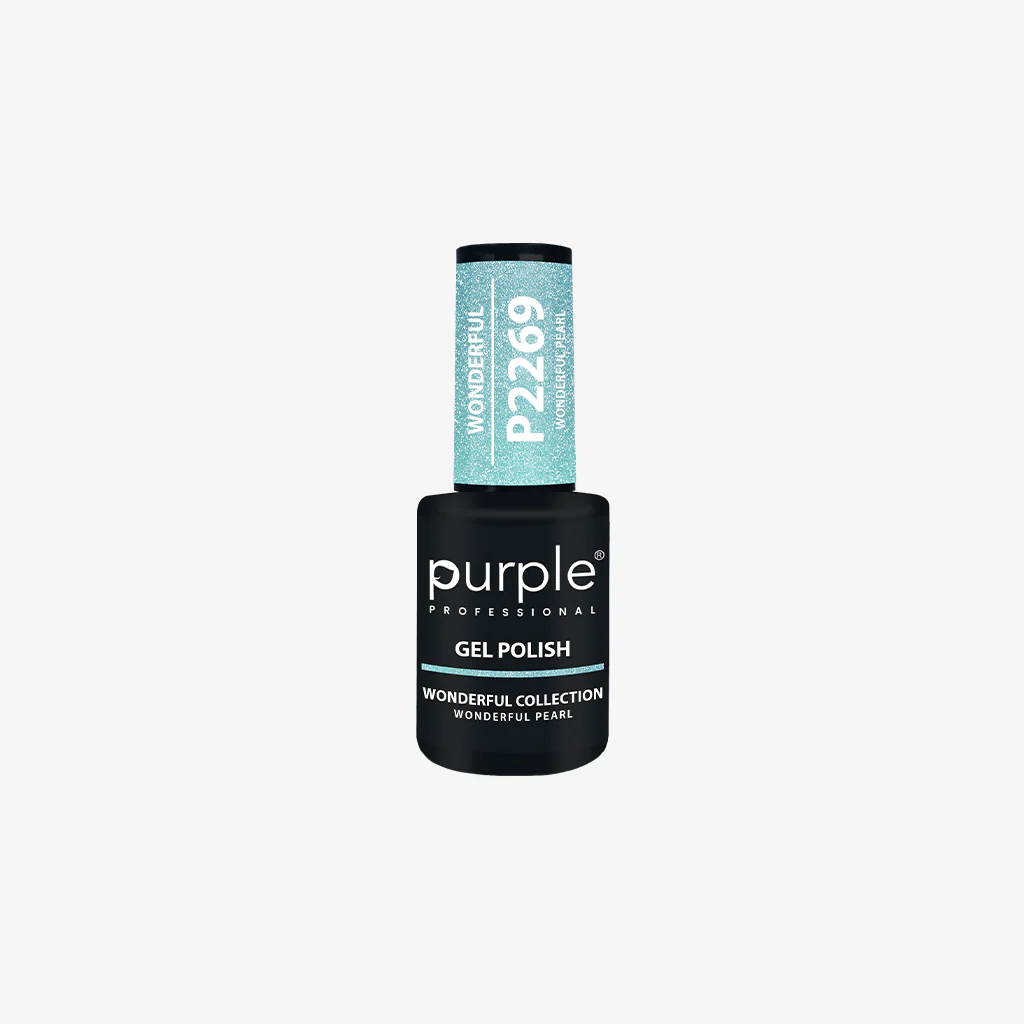 Gel polish wonderful pearl 10ml P2269 Purple
