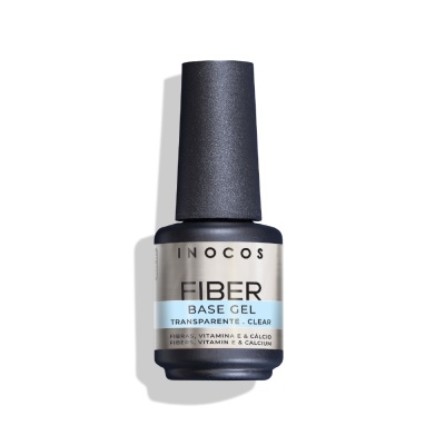 Inocos verniz fiber gel de unhas base transparente