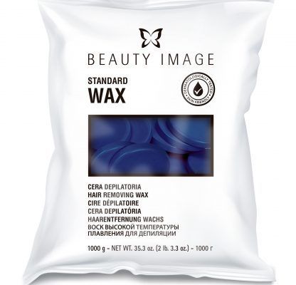 Beauty Image Cera Depilatória Em Discos Azul 1Kg