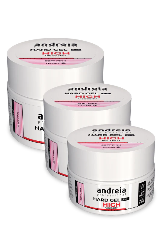 Hard Gel 2 in 1 - Soft Pink (High viscosity) 22 g/44 g/200 g