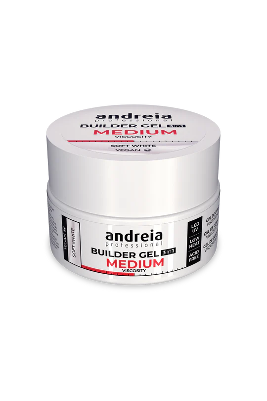 Builder Gel 3 in 1 - Soft White (Medium viscosity) 22 g/44 g
