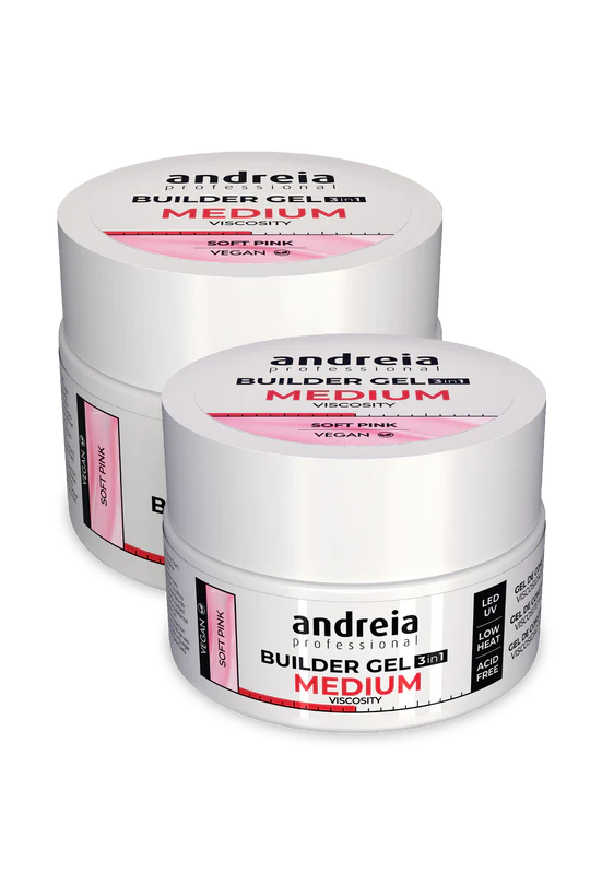 Builder Gel 3 in 1 - Soft Pink (Medium viscosity) 22 g/44 g